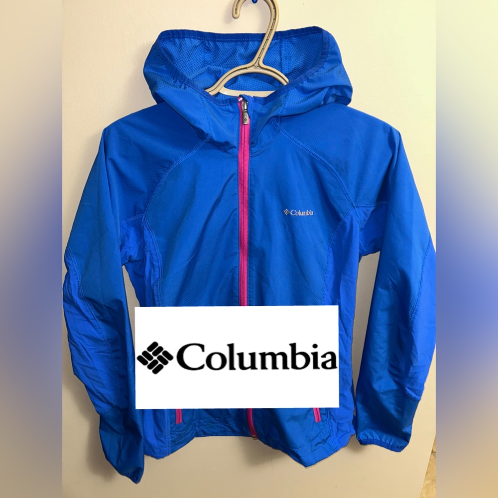 Columbia | Scuba Neck | Royal Blue And Pink Jacket | Sz: SMALL